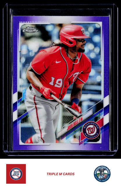 2021 Topps Chrome Update #USC3 Josh Bell Purple Refractor