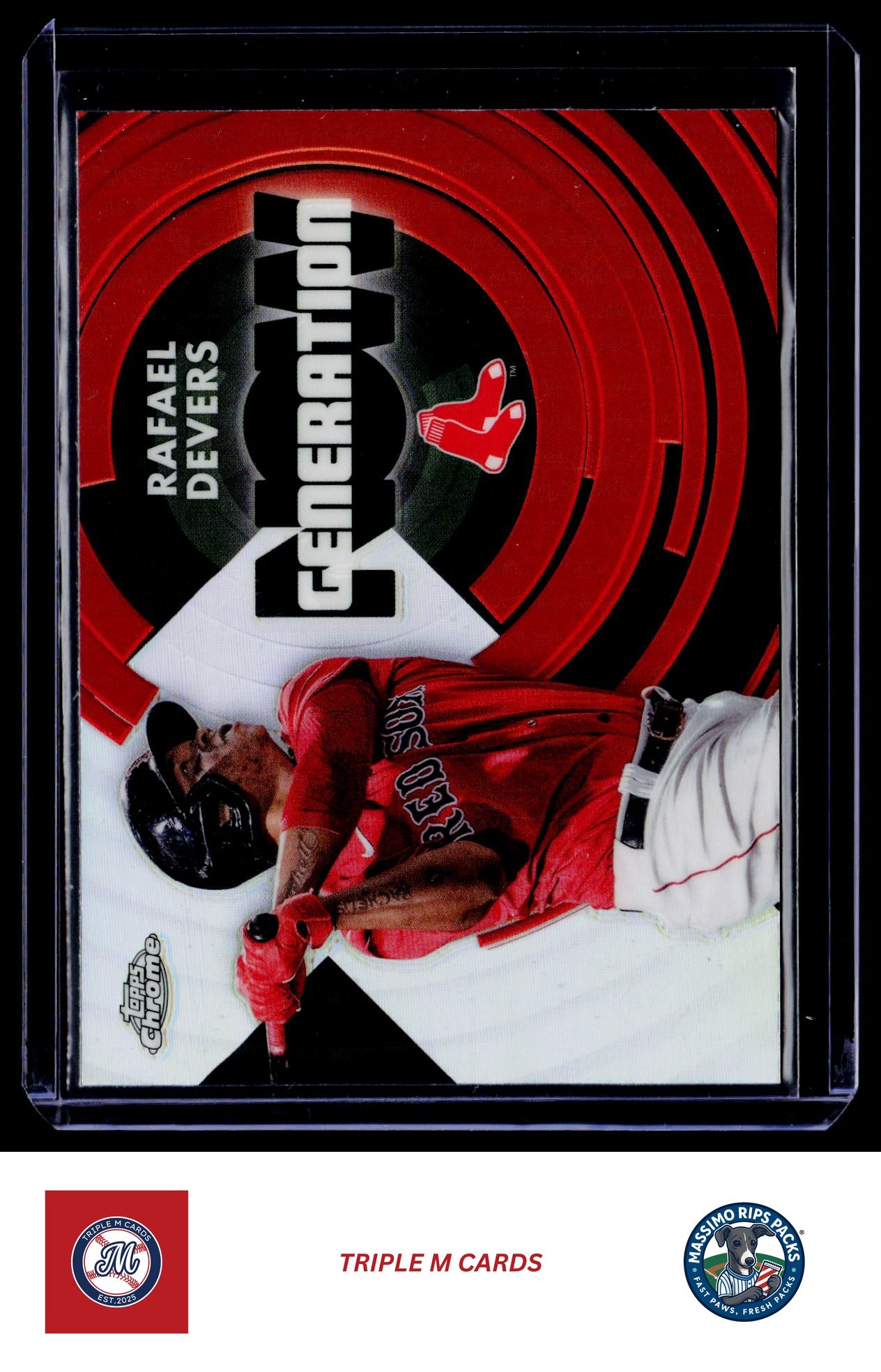 2022 Topps Chrome Update #GNC-17 Rafael Devers Generation Now Chrome