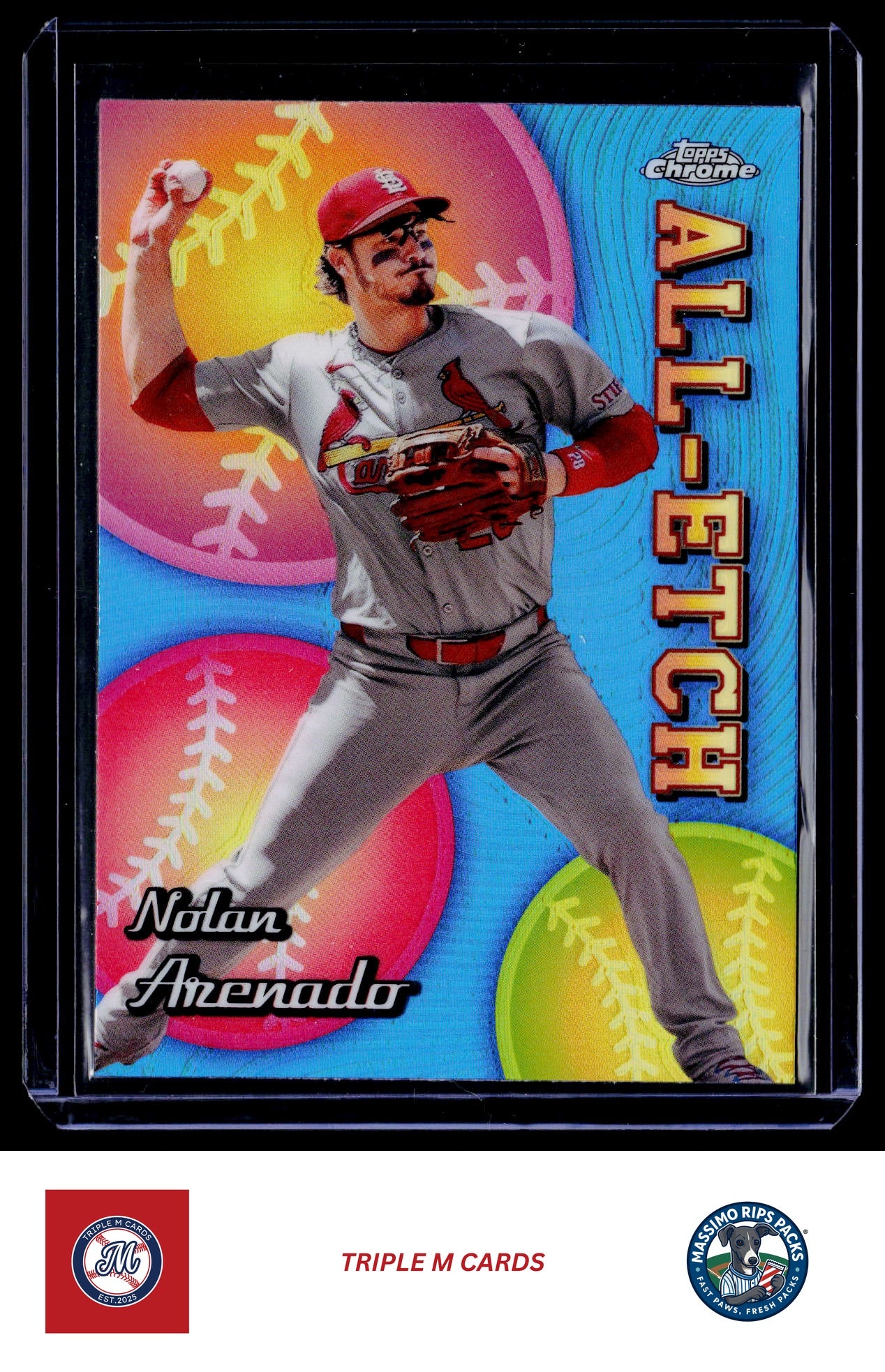2024 Topps Chrome Update #CAEU-10 Nolan Arenado Chrome All-Etch