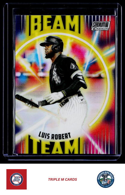 2022 Stadium Club Chrome #BT-23 Luis Robert Beam Team