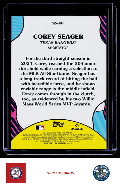 2025 Topps #SS-40 Corey Seager Summer Superstars