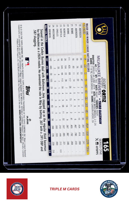 2025 Topps #165 Joey Ortiz
