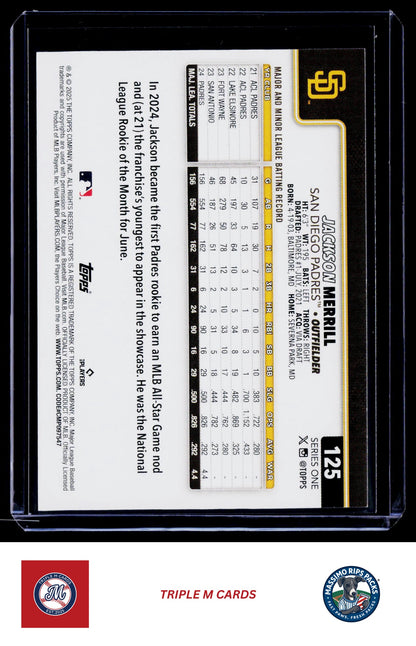 2025 Topps #125 Jackson Merrill