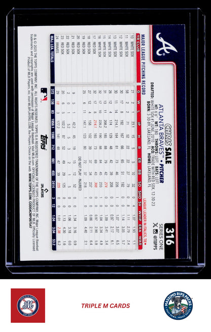 2025 Topps #316 Chris Sale