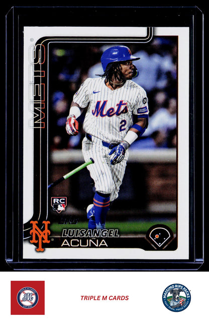 2025 Topps #524 Luisangel Acuña