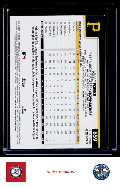 2025 Topps #659 Nick Yorke