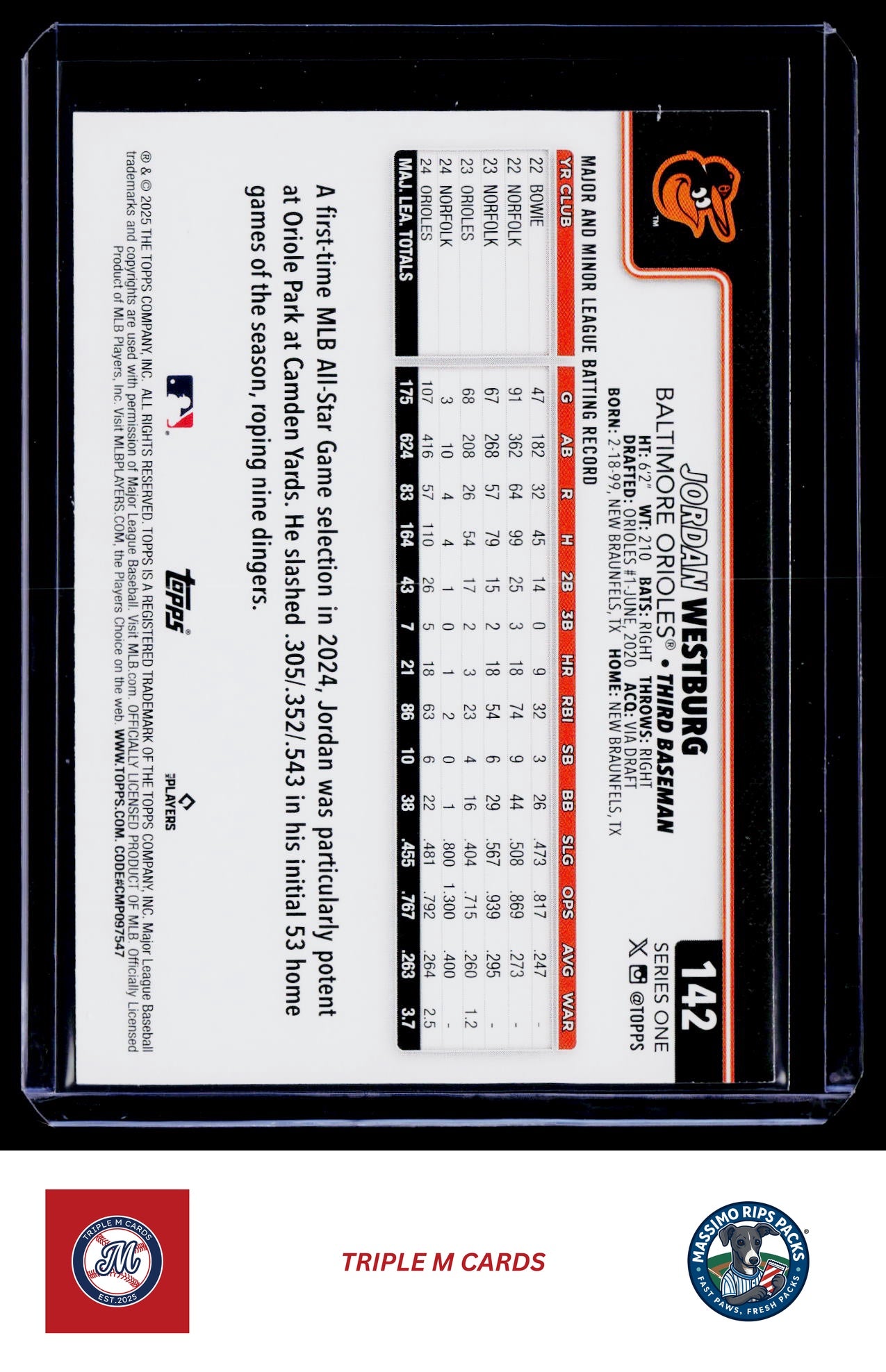 2025 Topps #142 Jordan Westburg