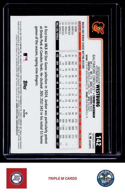 2025 Topps #142 Jordan Westburg