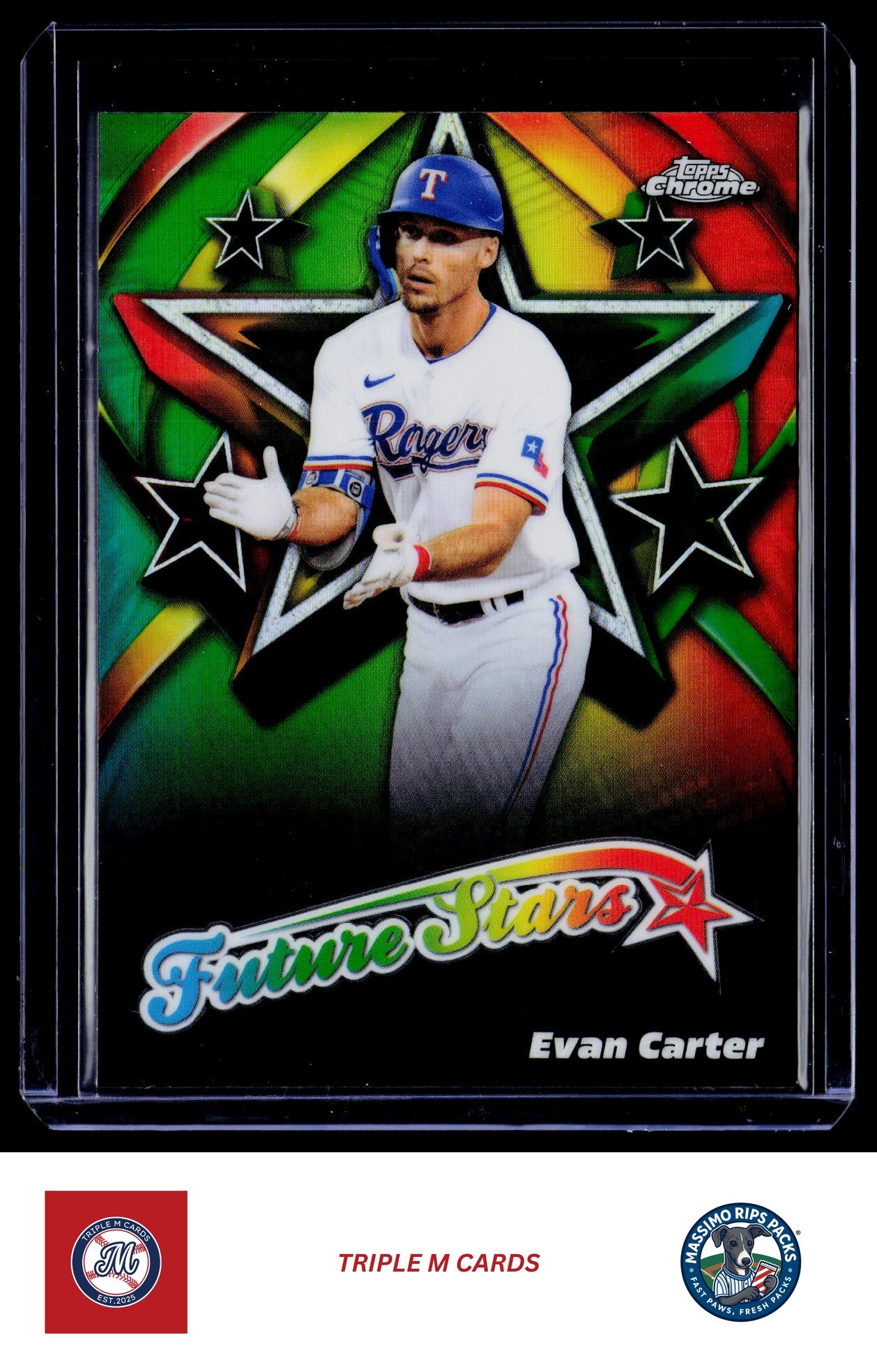 2025 Topps Chrome #FS-12 Evan Carter Future Stars