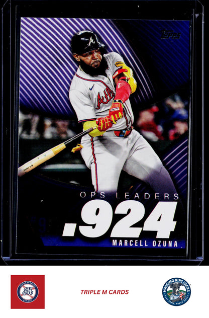 2025 Topps #OPS-9 Marcell Ozuna OPS Leaders