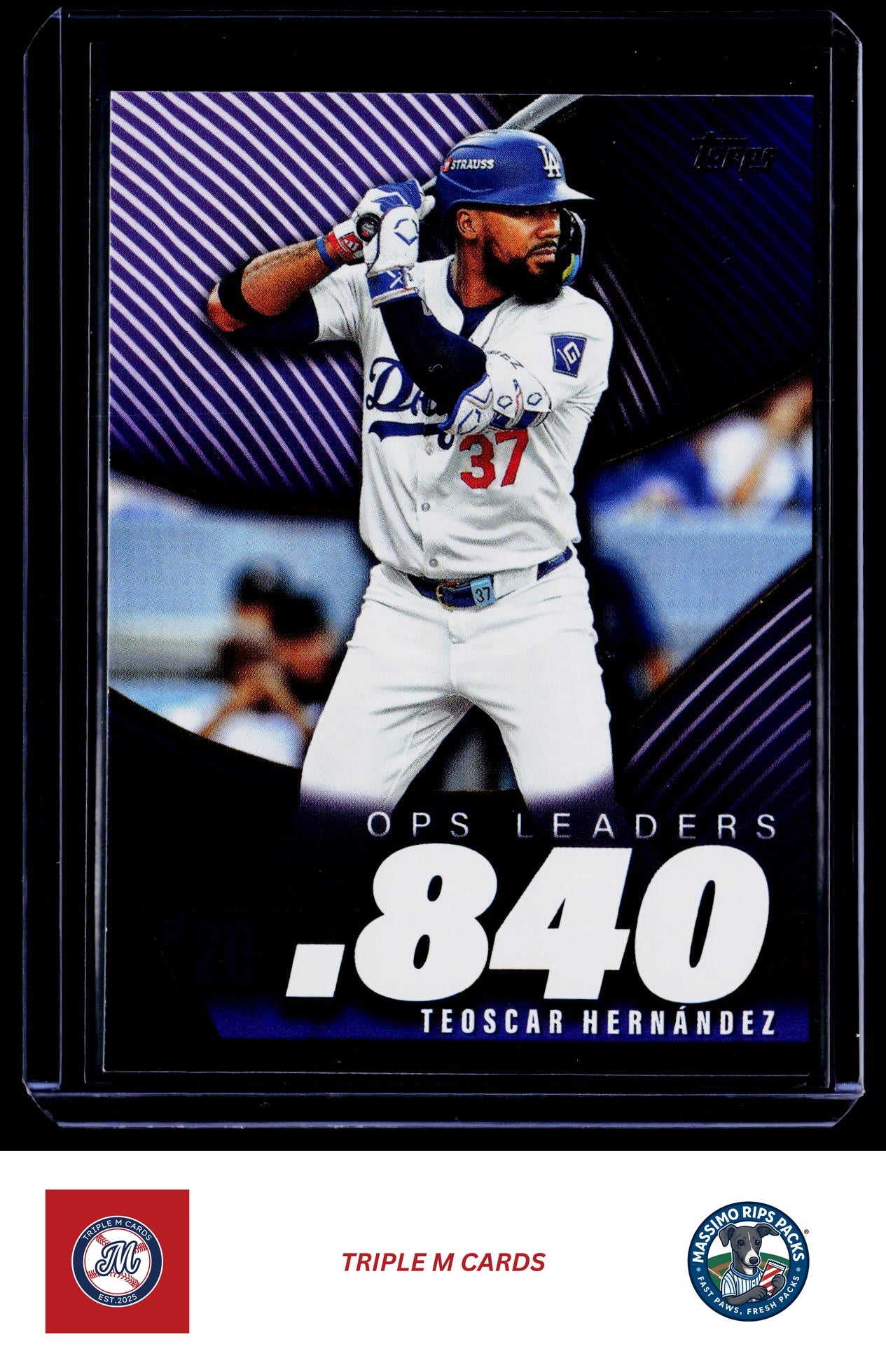 2025 Topps #OPS-20 Teoscar Hernández OPS Leaders