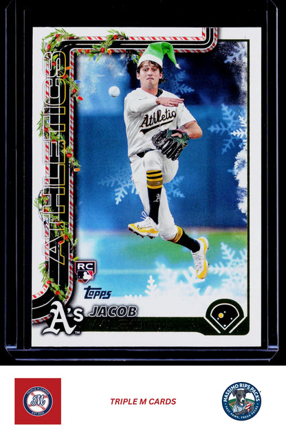 2025 Topps Holiday #H4b Jacob Wilson