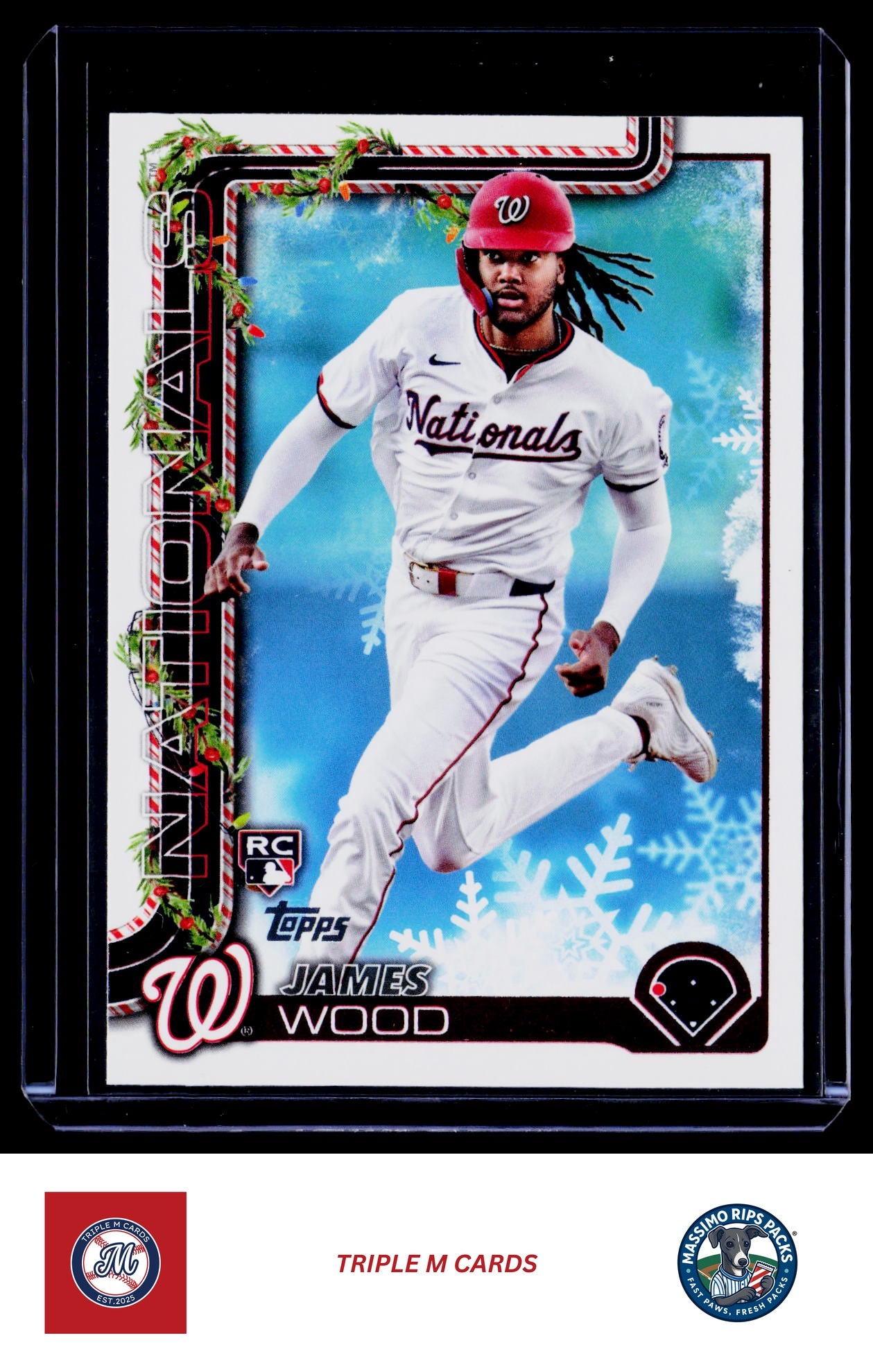 2025 Topps Holiday #H94 James Wood
