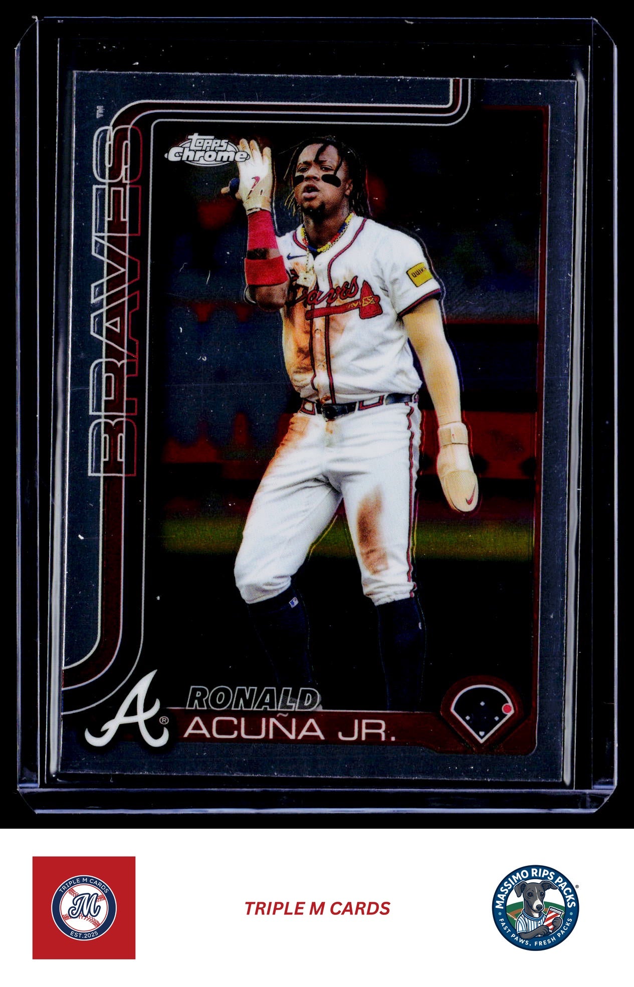 2025 Topps Chrome #257 Ronald Acuña Jr.