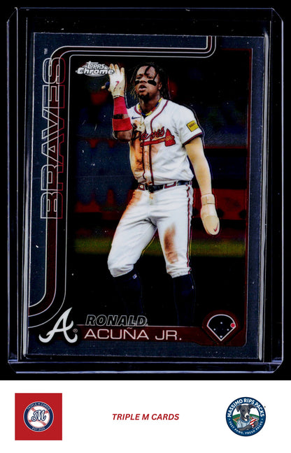 2025 Topps Chrome #257 Ronald Acuña Jr.
