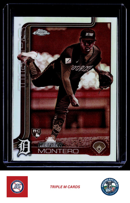 2025 Topps Chrome #7 Keider Montero Sepia Refractors