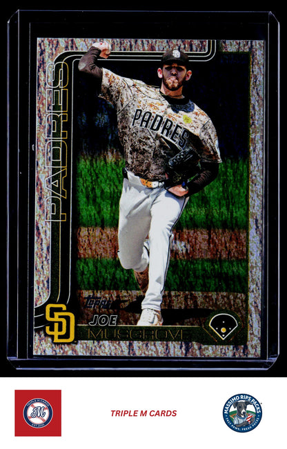 2025 Topps #385 Joe Musgrove Holo Foil