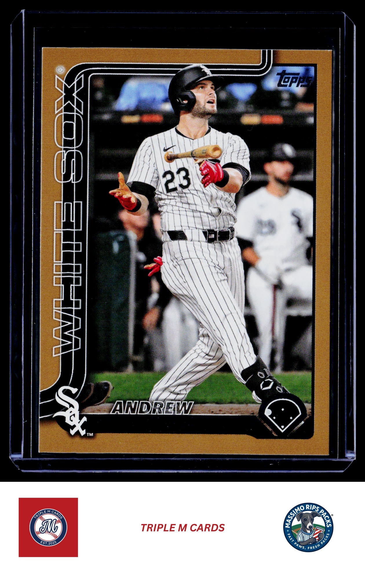 2025 Topps #344 Andrew Benintendi Gold #/2025