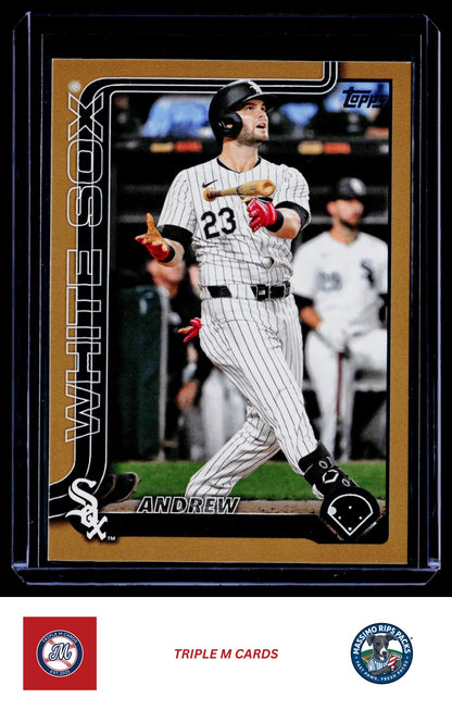 2025 Topps #344 Andrew Benintendi Gold #/2025