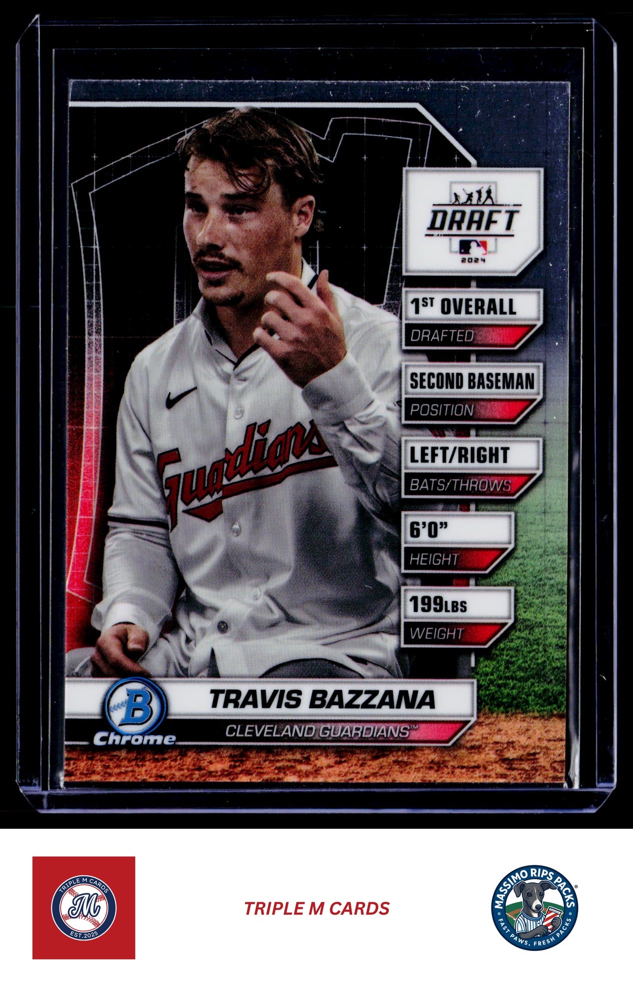 2024 Bowman Draft #BDN-1 Travis Bazzana Bowman Draft Night