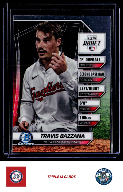 2024 Bowman Draft #BDN-1 Travis Bazzana Bowman Draft Night
