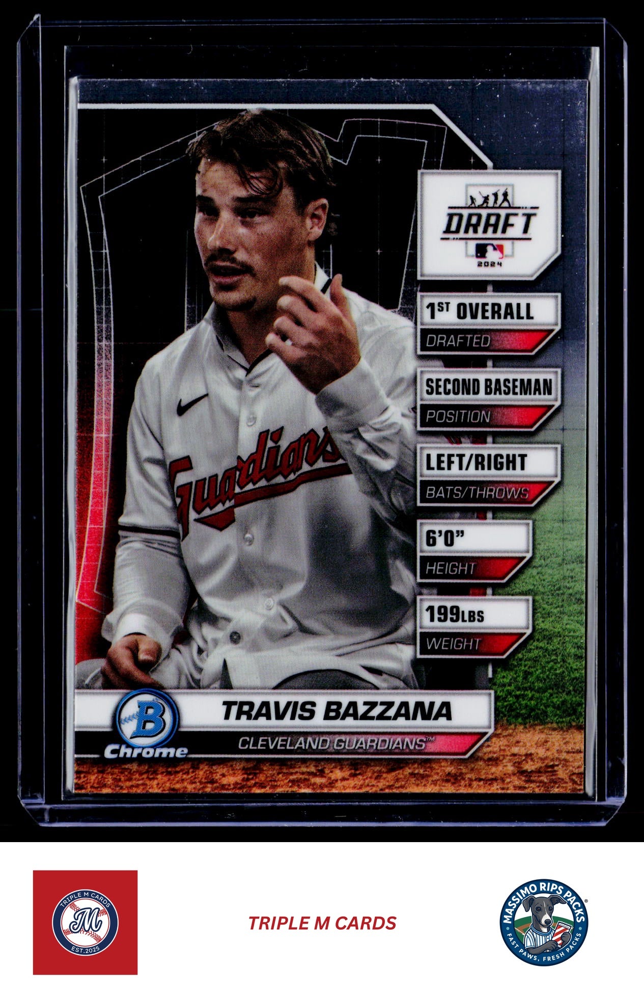 2024 Bowman Draft #BDN-1 Travis Bazzana Bowman Draft Night