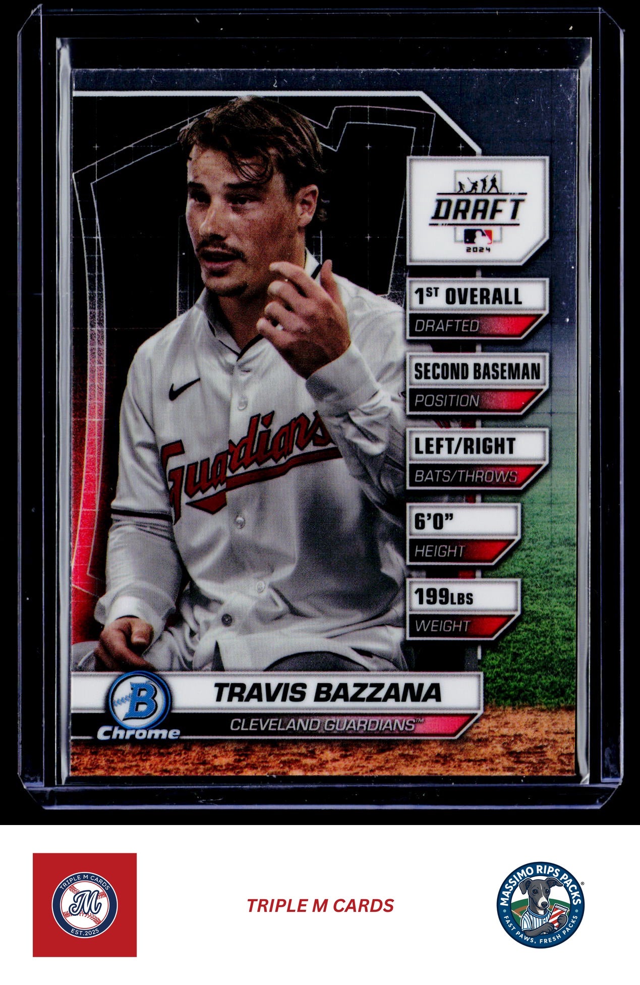 2024 Bowman Draft #BDN-1 Travis Bazzana Bowman Draft Night
