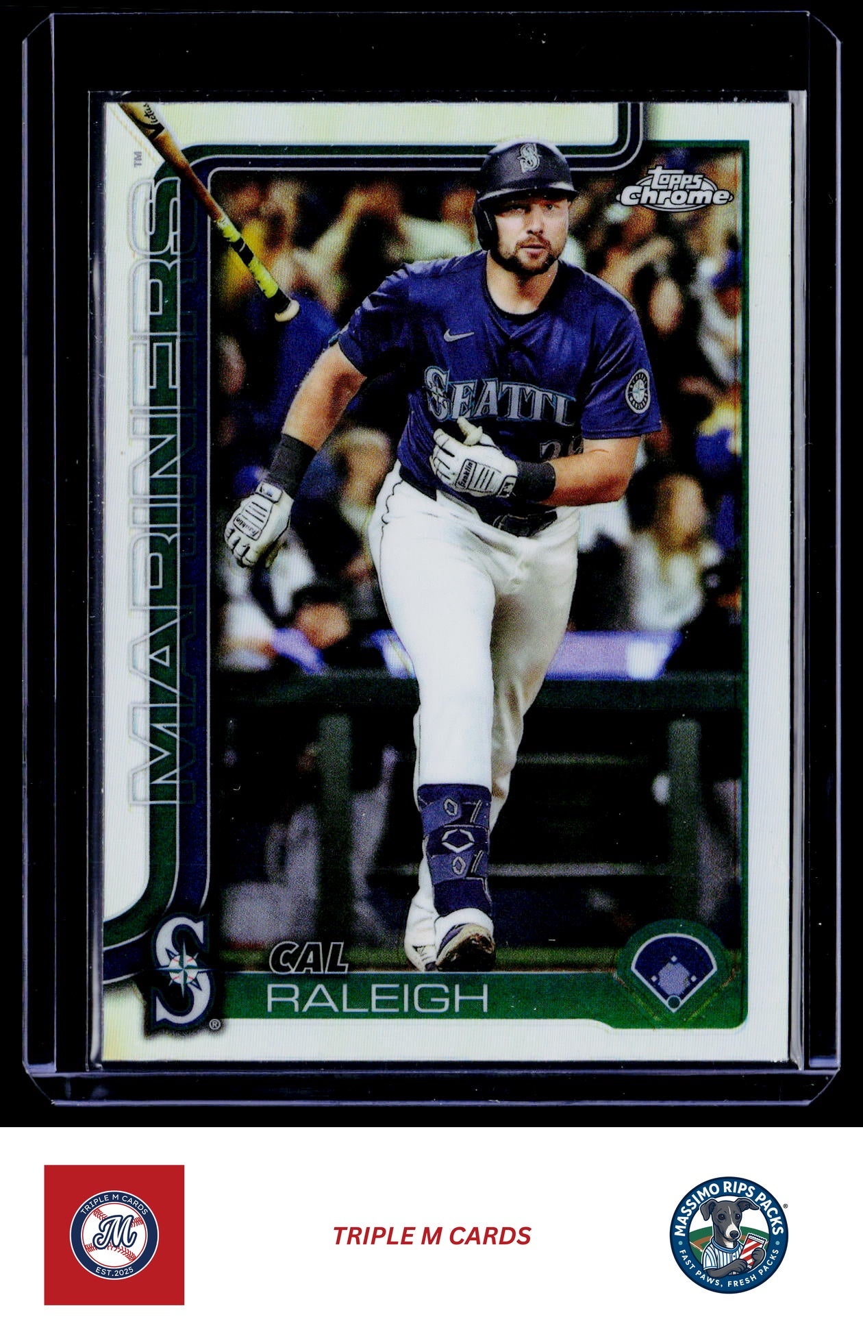 2025 Topps Chrome Update #USC45b Cal Raleigh