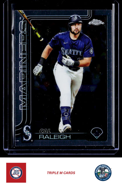 2025 Topps Chrome Update #USC45b Cal Raleigh