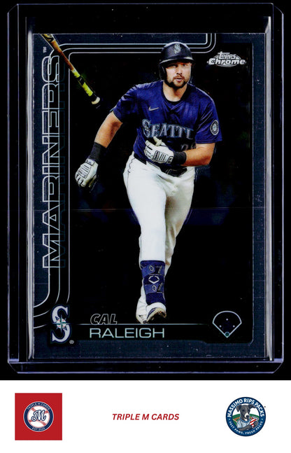 2025 Topps Chrome Update #USC45b Cal Raleigh