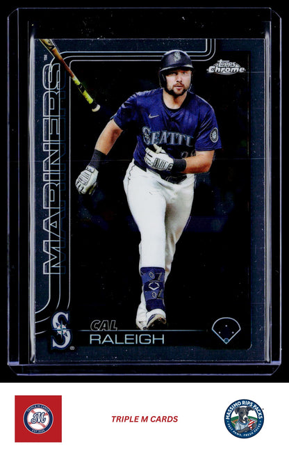 2025 Topps Chrome Update #USC45b Cal Raleigh