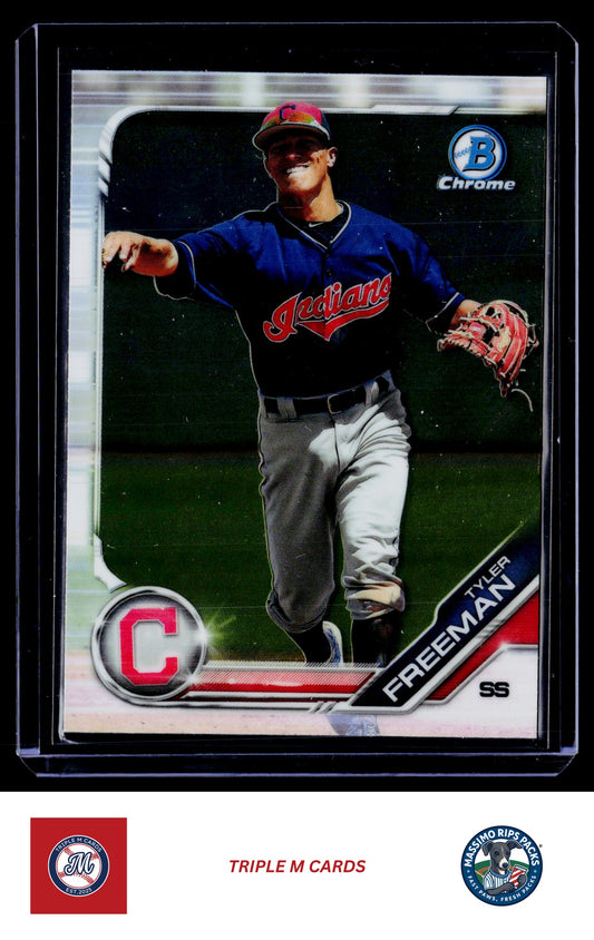 2019 Bowman Draft #BDC-184 Tyler Freeman Chrome