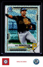 2021 Bowman #BCP-34 Nick Gonzales Chrome Prospects Mojo Refractor Gold #/50