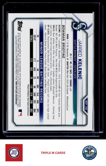 2021 Bowman #BCP-102 Jarred Kelenic Chrome Prospects
