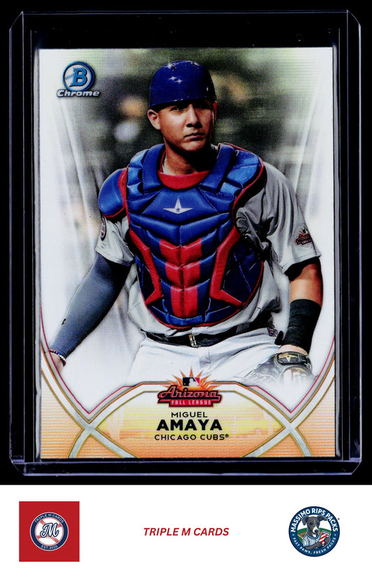 2020 Bowman Chrome #AFL-MA Miguel Amaya 2019 Arizona Fall League Fall Stars