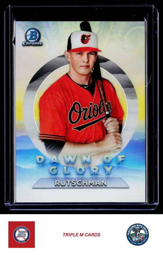 2020 Bowman Chrome #DG-13 Adley Rutschman Dawn of Glory
