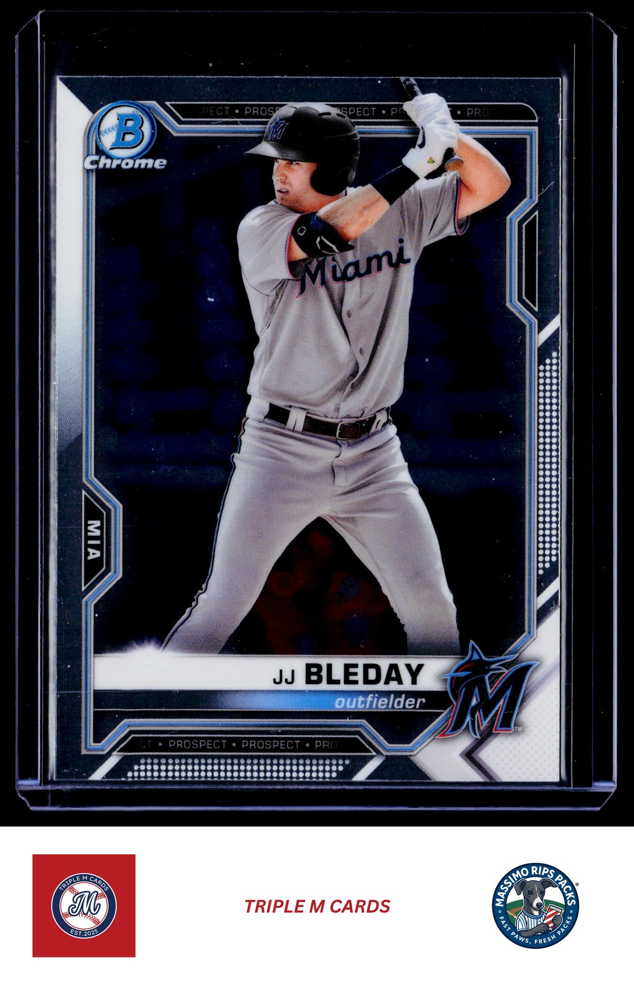 2021 Bowman #BCP-93 JJ Bleday Chrome Prospects