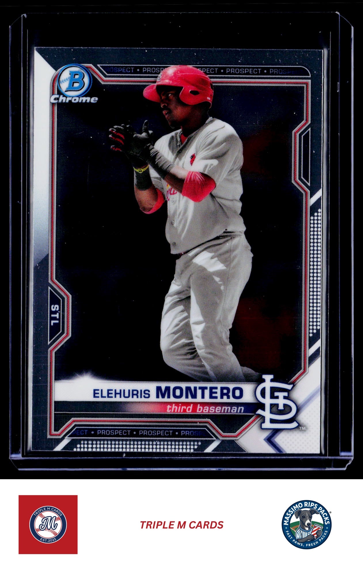 2021 Bowman #BCP-116 Elehuris Montero Chrome Prospects