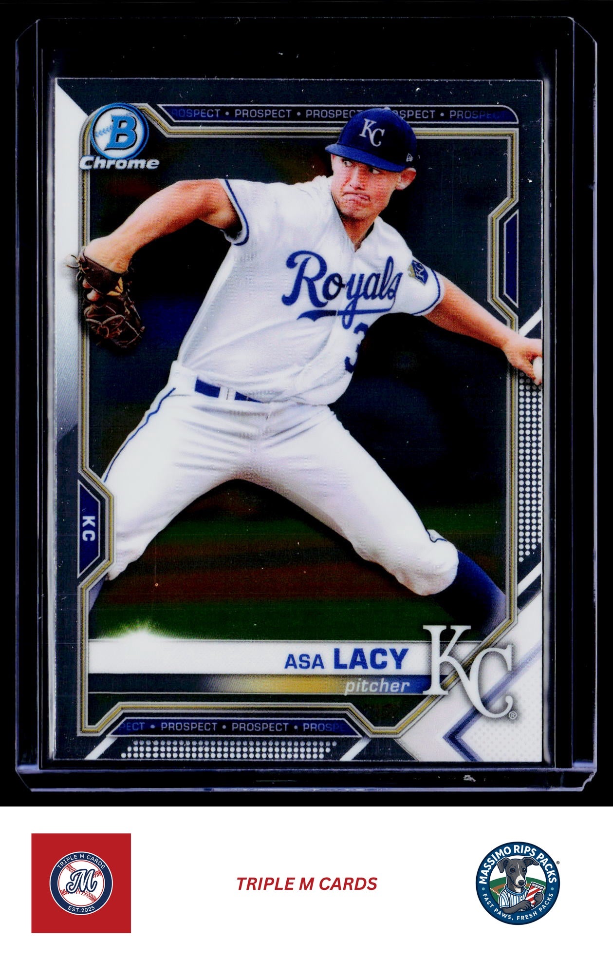 2021 Bowman #BCP-83 Asa Lacy Chrome Prospects