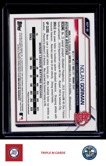 2021 Bowman Draft #BDC-56 Malcom Nunez Chrome