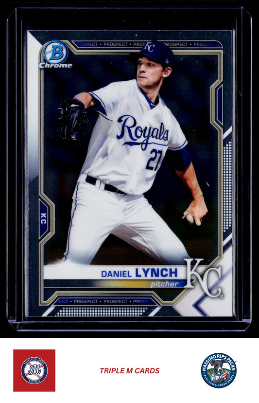 2021 Bowman #BCP-54 Daniel Lynch Chrome Prospects