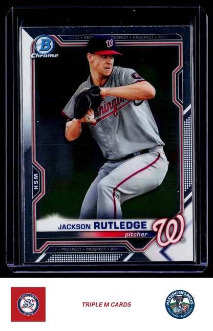 2021 Bowman #BCP-103 Jackson Rutledge Chrome Prospects