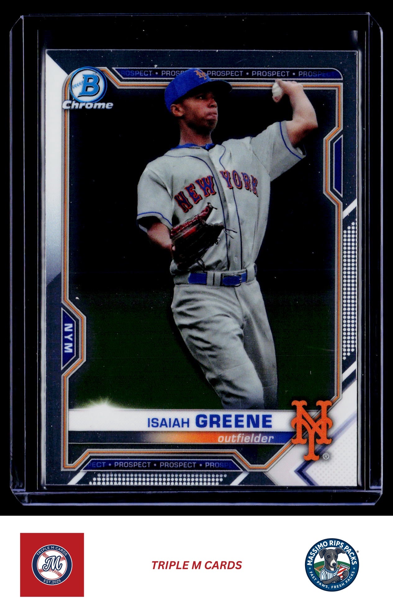 2021 Bowman #BP-62 Isaiah Greene Prospects