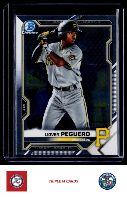 2021 Bowman #BCP-52 Liover Peguero Chrome Prospects