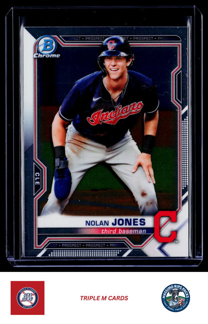 2021 Bowman #BCP-35 Nolan Jones Chrome Prospects