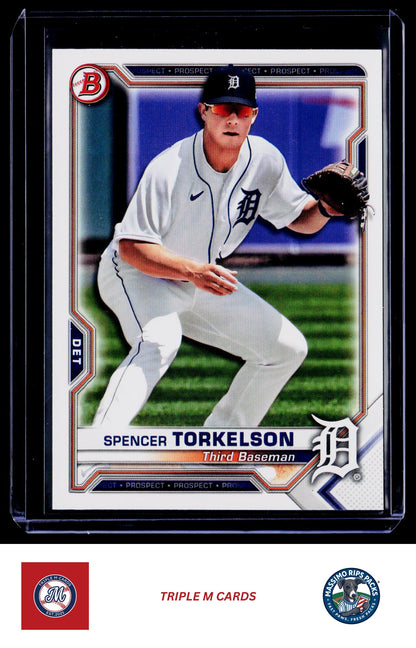 2021 Bowman #BCP-96 Spencer Torkelson Chrome Prospects
