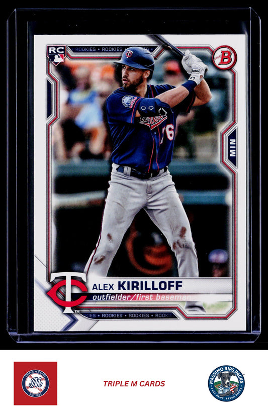 2021 Bowman #75 Alex Kirilloff