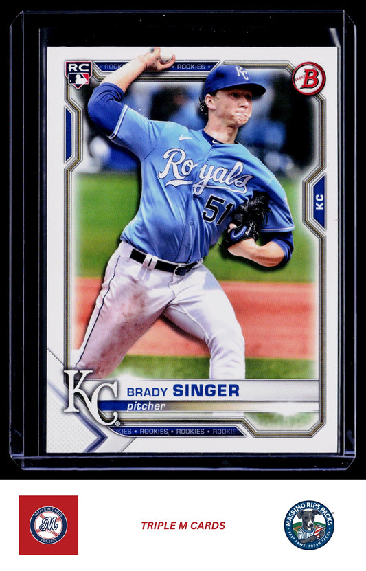 2021 Bowman #29 Brady Singer