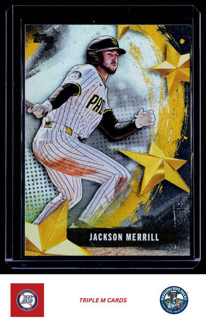 2025 Topps Update #SMLB-80 Jackson Merrill Stars of MLB Pink