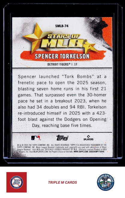 2025 Topps Update #SMLB-74 Spencer Torkelson Stars of MLB